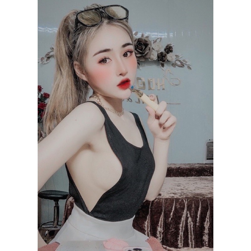 (SẴN) Bodysuit hở lưng sexy