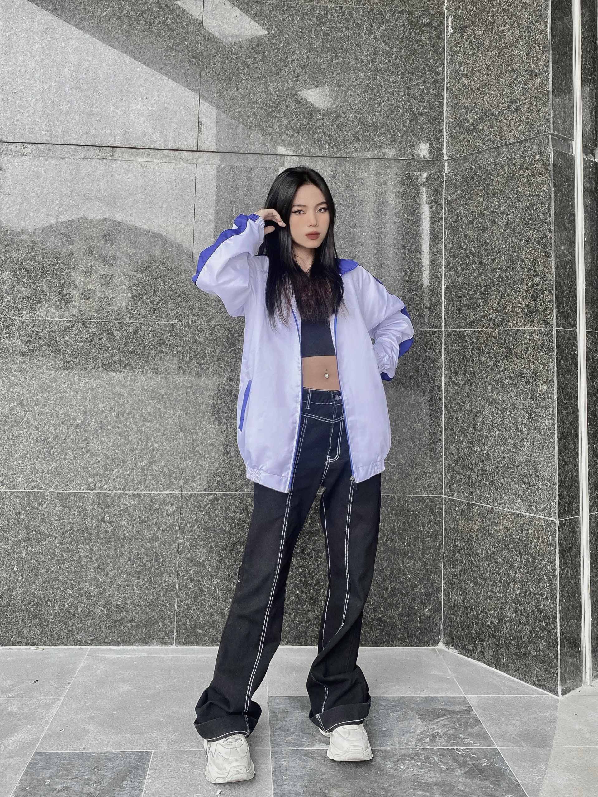 Áo Khoác Jacket Dù Jay Caden 1 Unisex Form Rộng iGB Basic