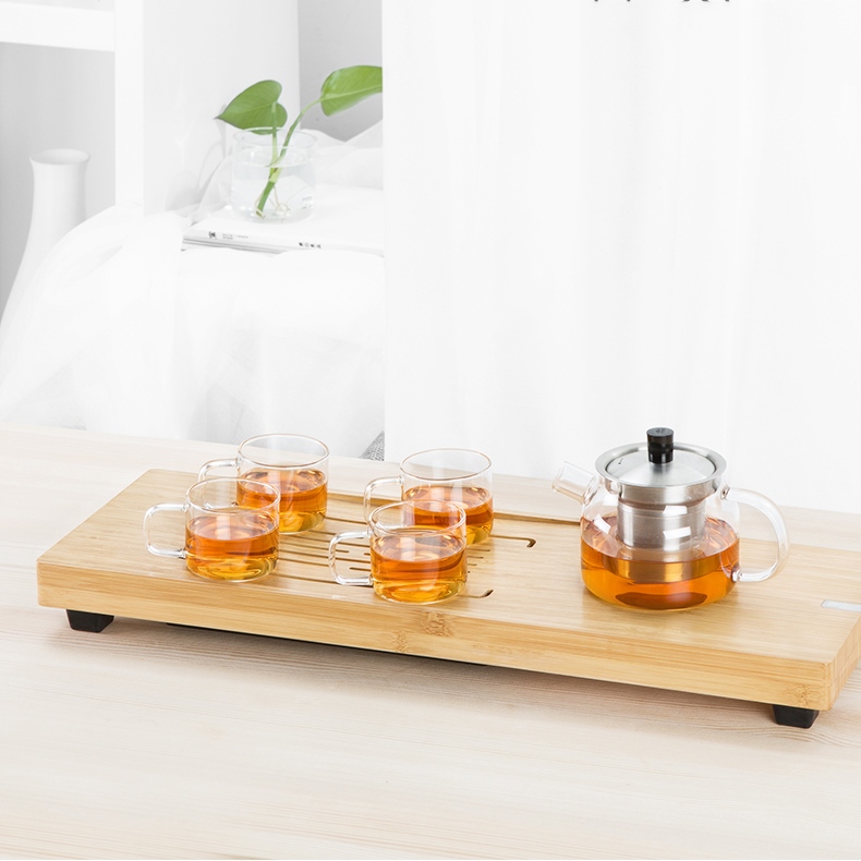 Bình lọc trà thủy tinh Samadoyo S048B 470mL (Vàng)