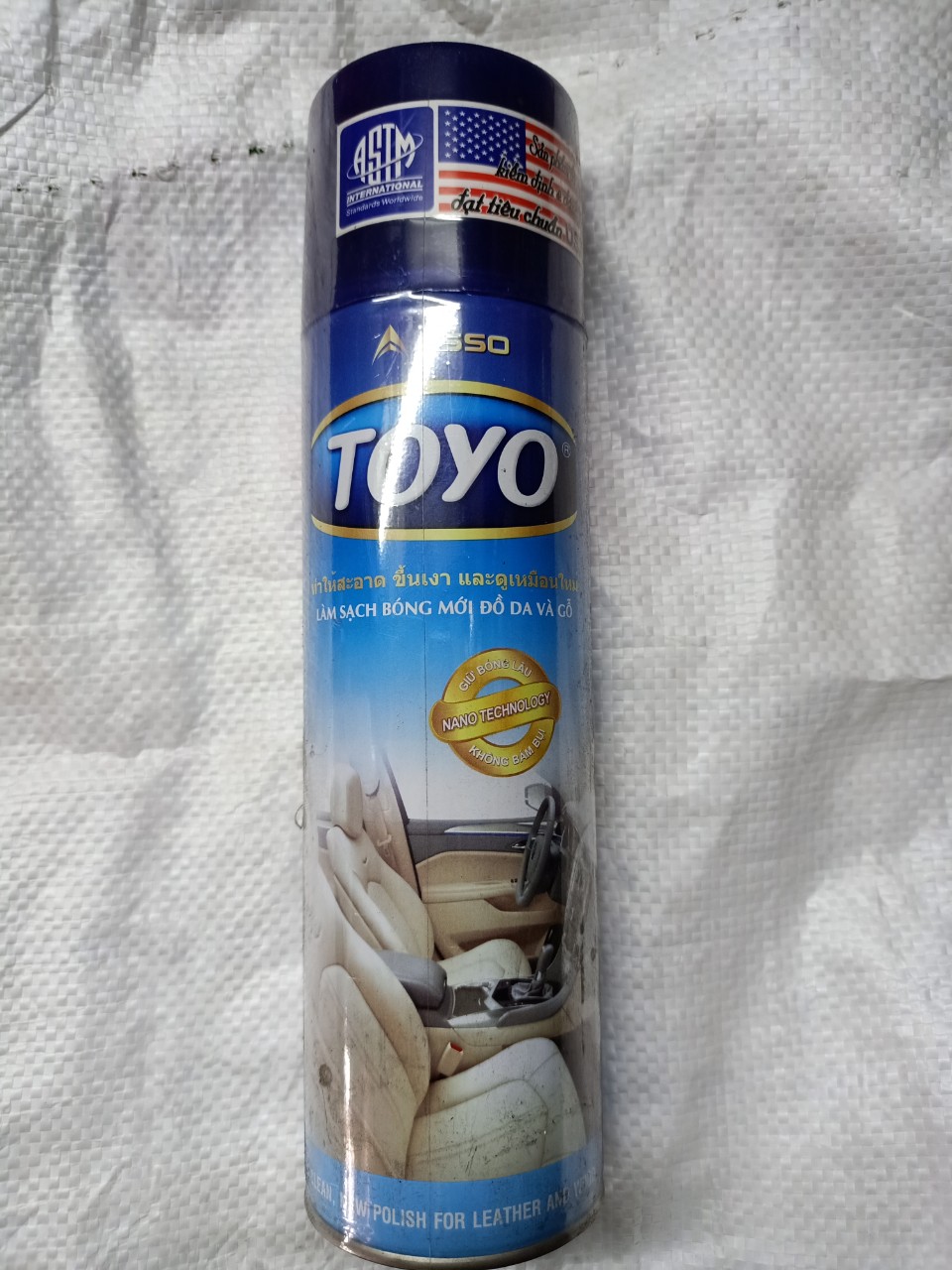 CHAI XỊT BÓNG ĐỒ DA VÀ GỖ TOYO
