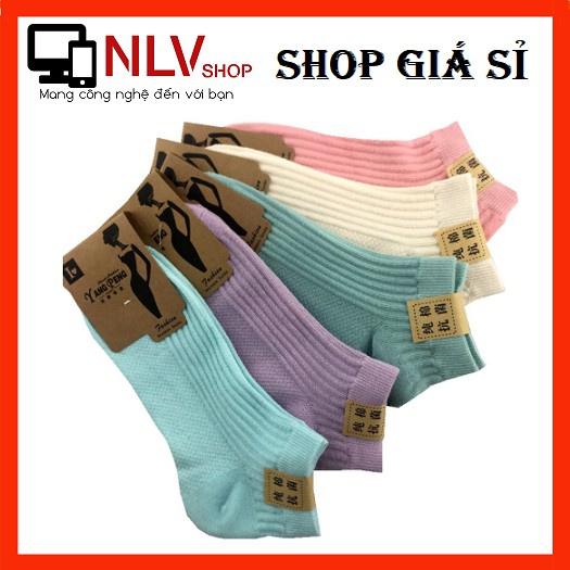 [HCM]NLVSHOP - Tất Nữ - Vớ Sọc Nổi Cotton Dày Chắc chắn Cao Cấp