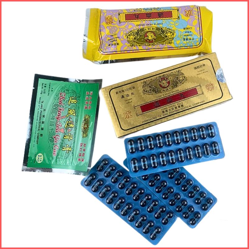 Hongkong Shueh capsules, cattlehide head congested tablet 120 PCs high leaf capsule-chiropractic support