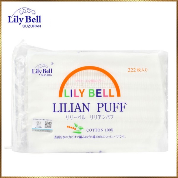 Bông tẩy trang Lily Bell 222 miếng LB55