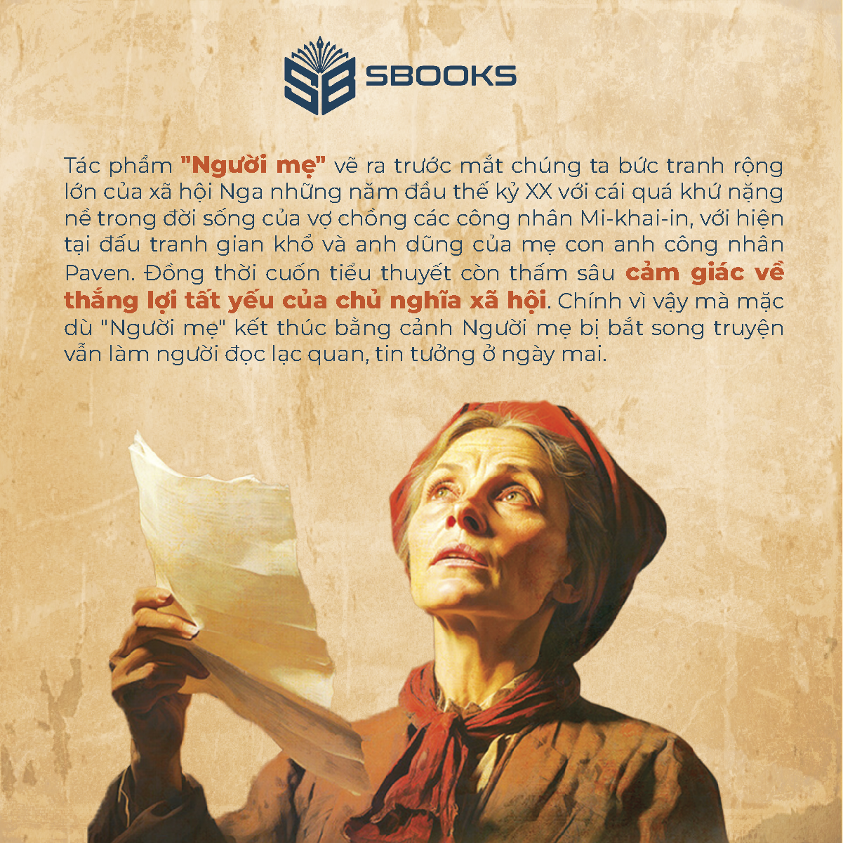 Sách - Người Mẹ - SBOOKS - Macxim Gorky