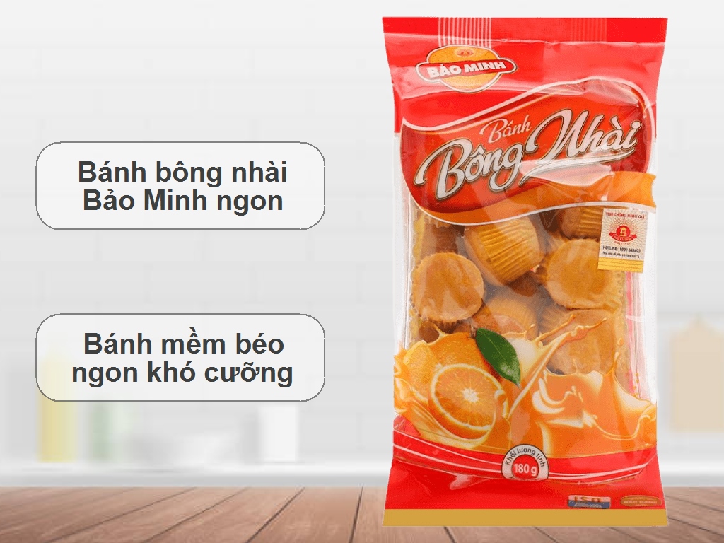 Bánh bông nhài vị cam 180g