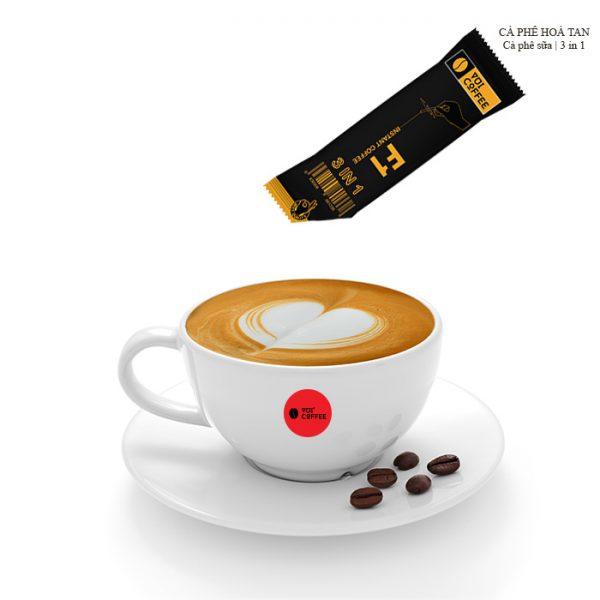Cà Phê Hòa Tan 3in1 Vuicoffee ( gu cà phê sữa)
