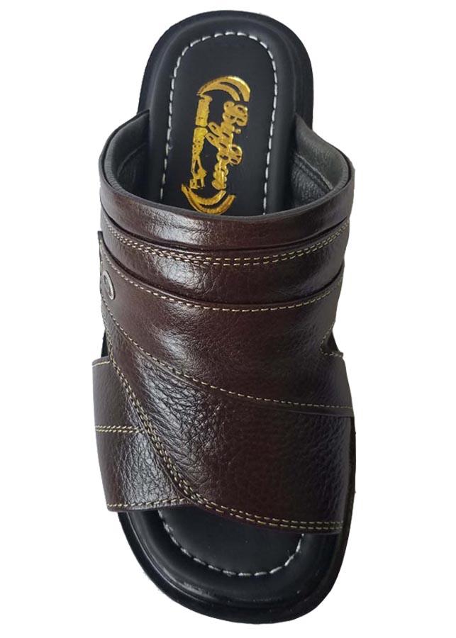 Biggben Men's Slippers High Quality Genuine Cow Leather Dnb125