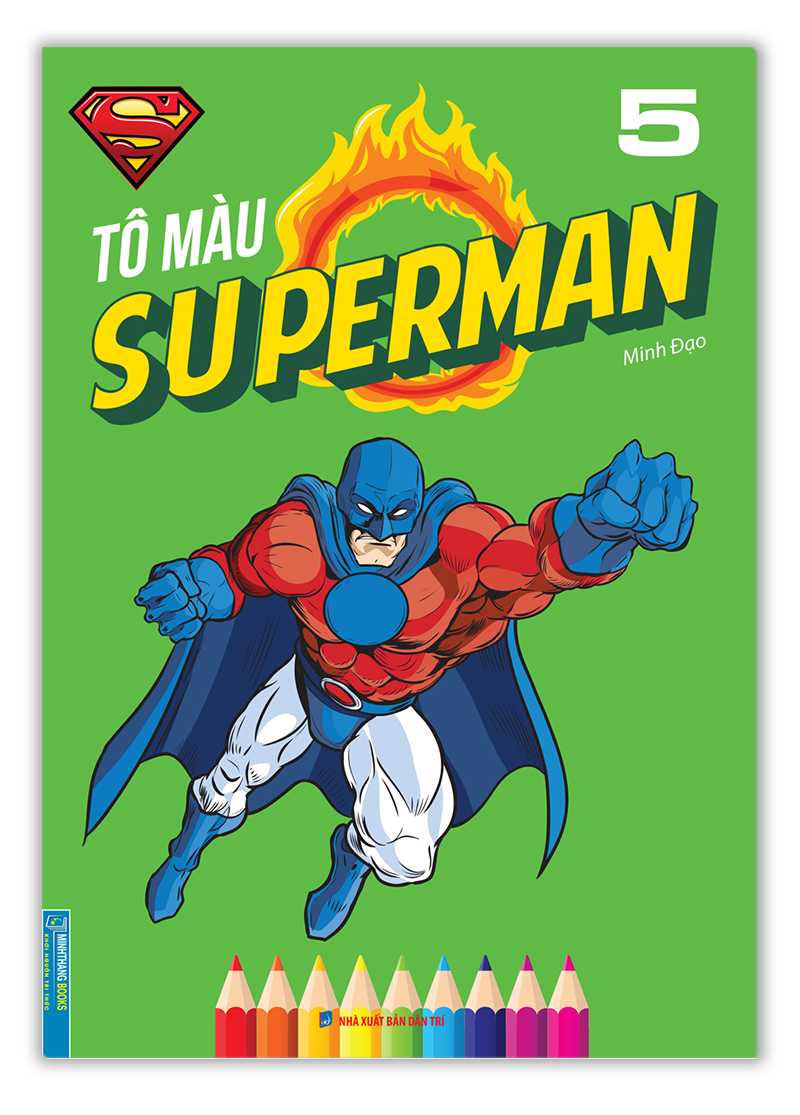 Sách-tô màu superman tập 5