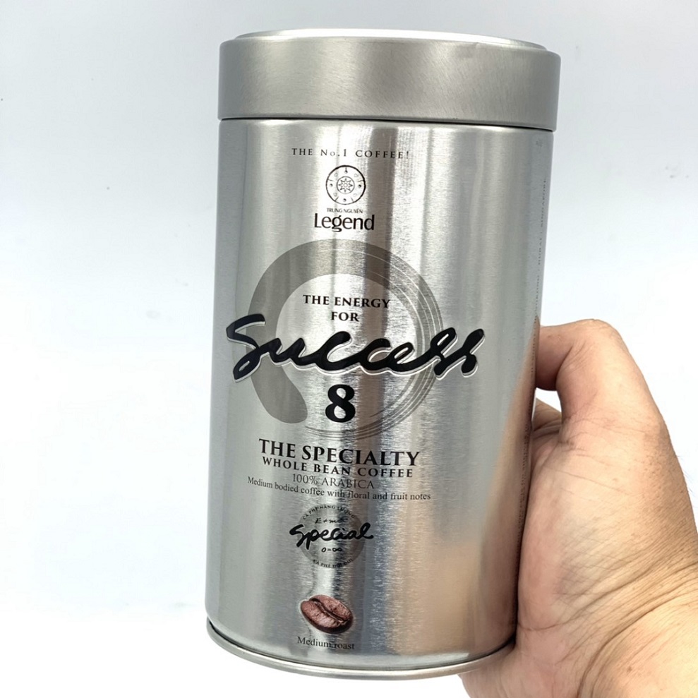 [HCM]Cà phê hạt Trung Nguyên Success 8 Lon 340gam