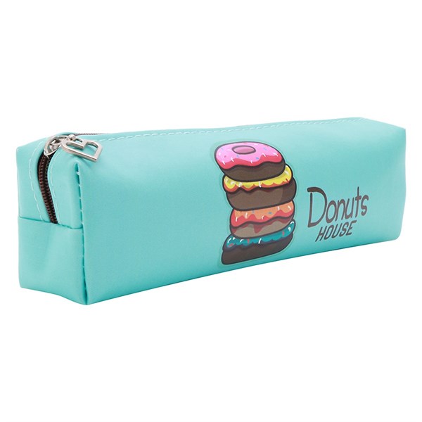 [HCM]Bóp Viết Da Hình Bánh Kẹp Kem - Xanh Dương - Mẫu 2