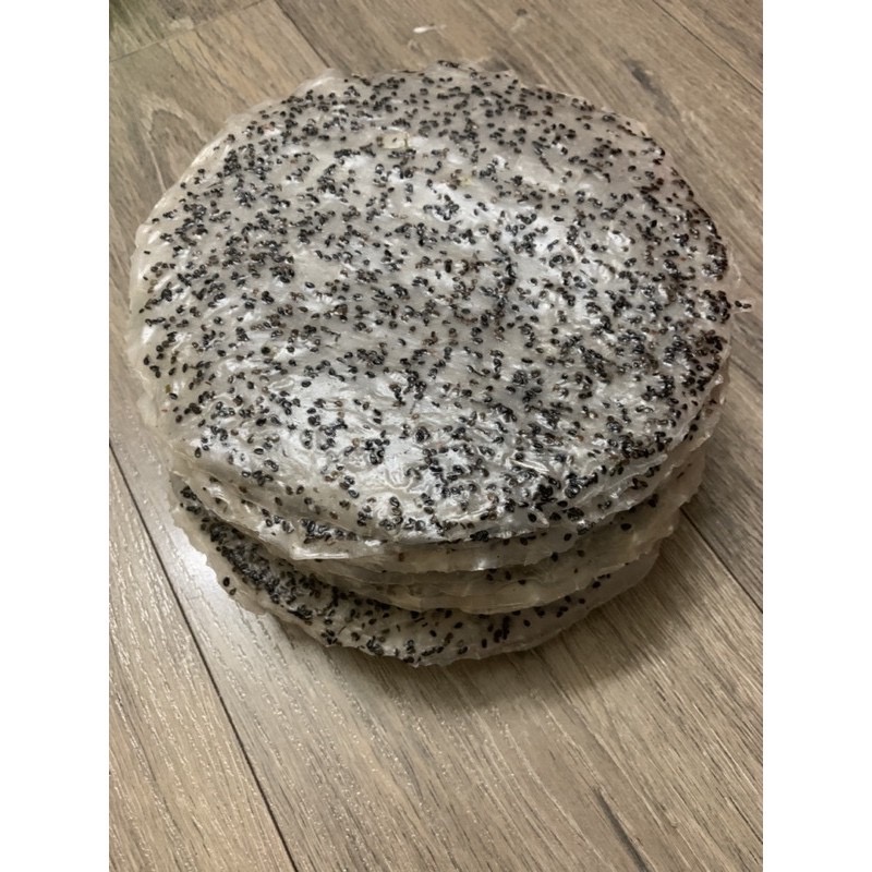 Bánh tráng nướng mè đen tây ninh 10 cái bánh dầy