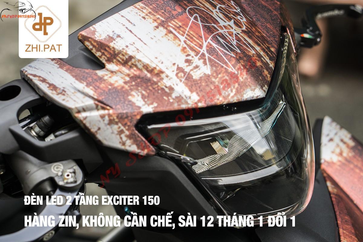 CHÓA LED 2 TẦNG ZHIPAT CHO EXCITER 150 FULL BOX