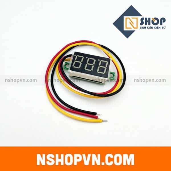 Đồng hồ đo áp 3 dây Xanh dương