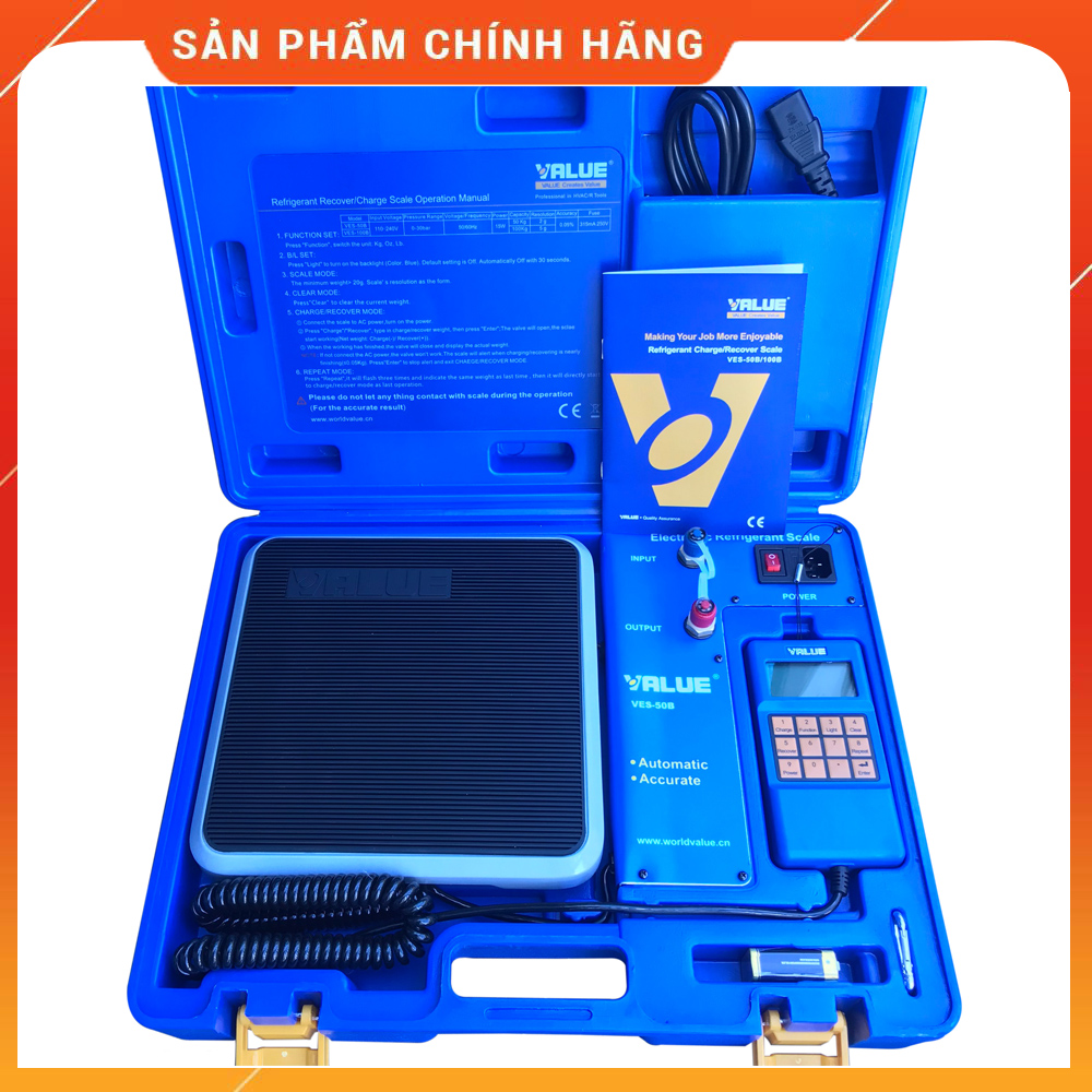 Bàn Cân Nạp Gas Tự Động VALUE Model VES- 50B