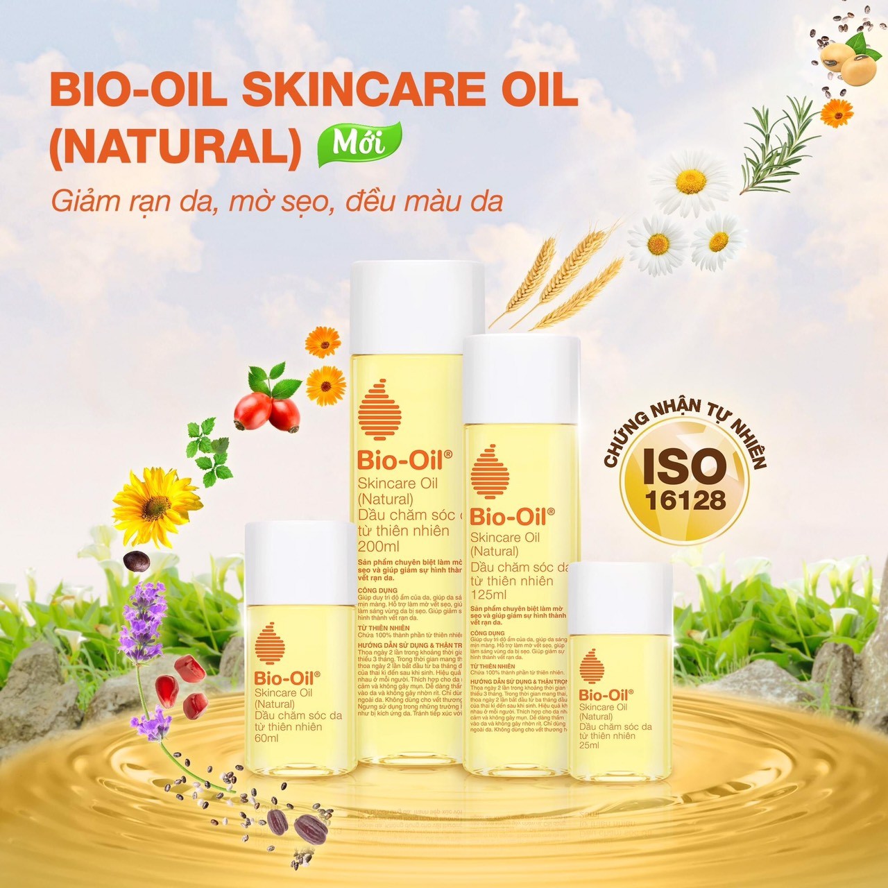 Bio oil skincare oil 25ml/ 60ml - dầu chăm sóc da từ thiên nhiên