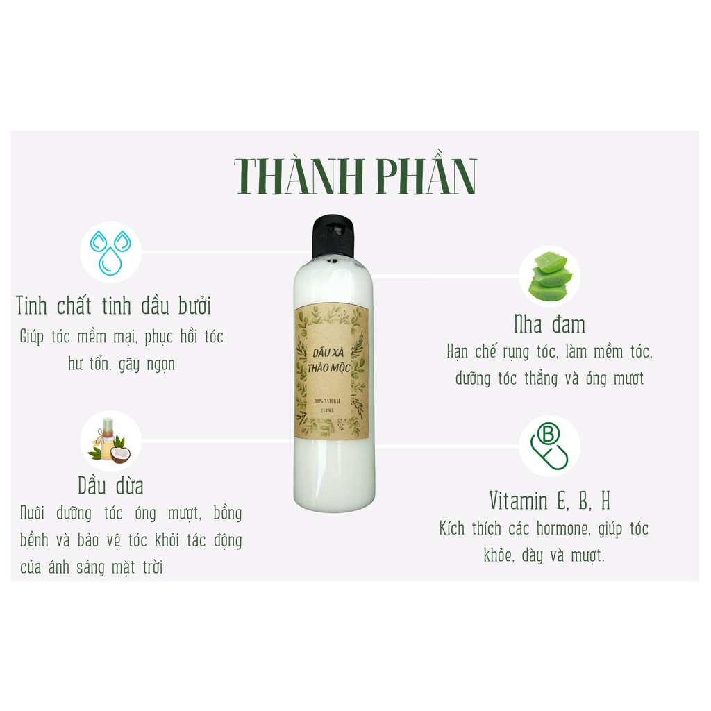 dầu xả thảo mộc Rị Mọ