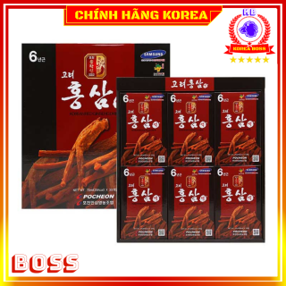 Nước hồng sâm Pocheon chính hãng hàn quốc, hộp 30 gói - Tăng đề kháng thumbnail