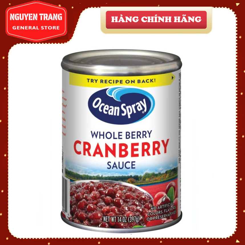 Nước Sốt Nam Việt Quất Ocean Spray Cranberry Sauce Jellied 397g
