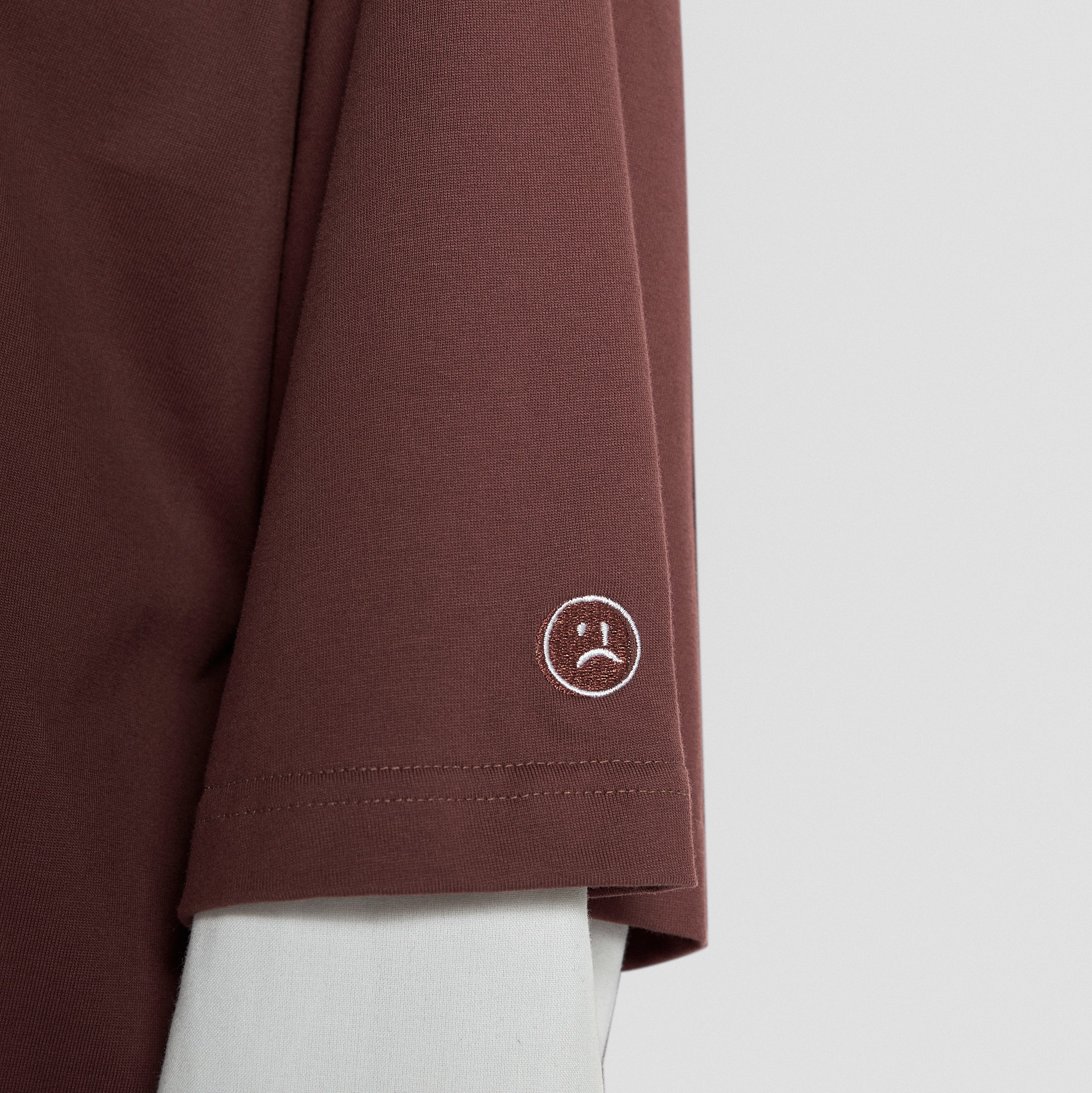 Áo thun SADBOIZ Teddycry Typo Brown