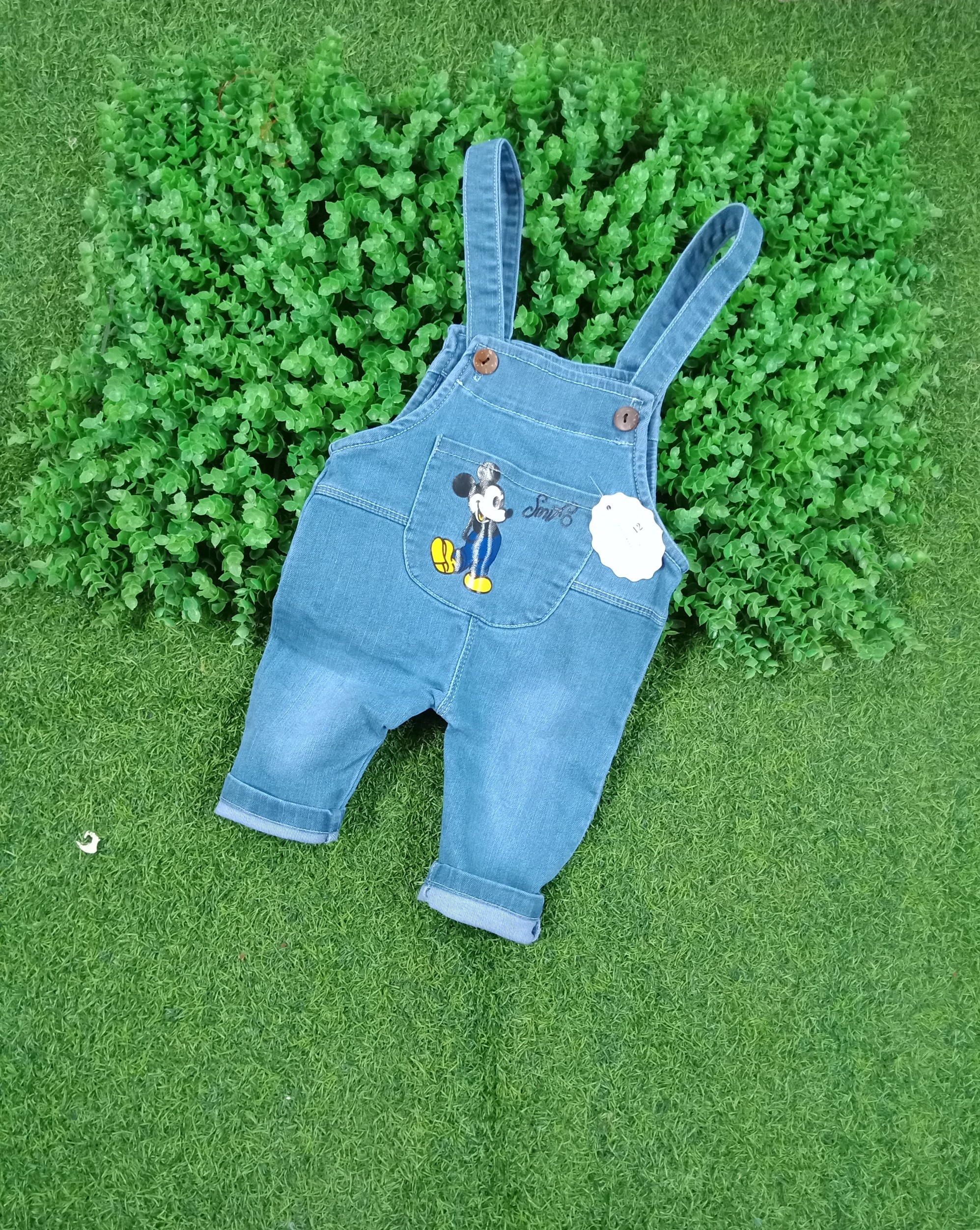 Yếm jean quần lỡ cho bé trai/ bé gái