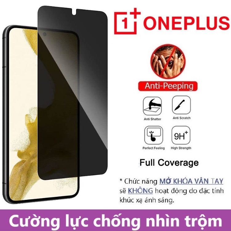 Cường lực Chống nhìn trộm Oneplus 10R / 10T 5G (Full Màn, Full Keo)
