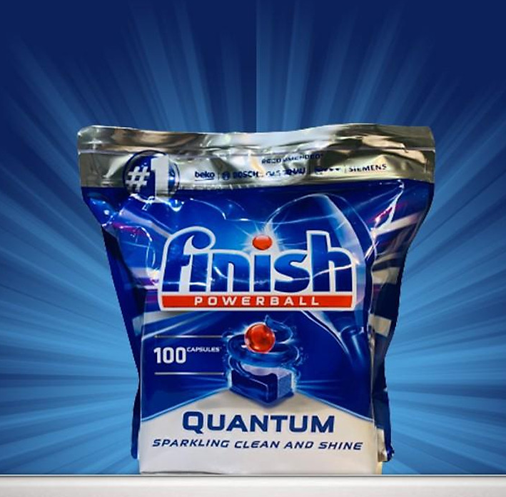 Viên rửa bát finish quantum cao cấp 60 viên
