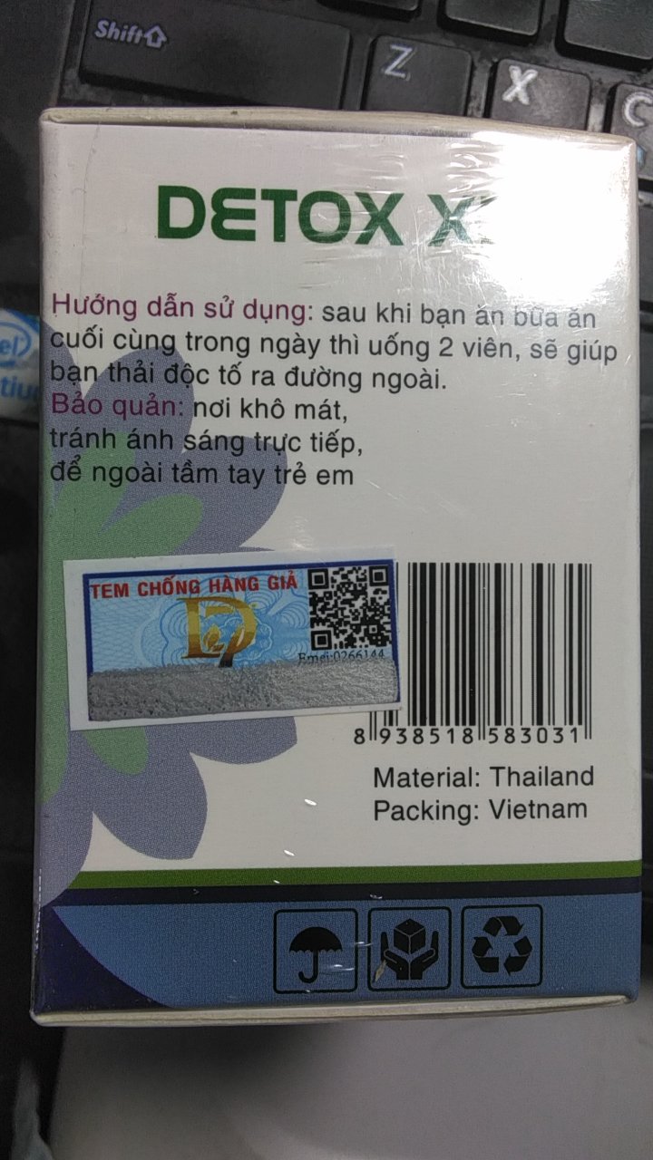 DETOX X3 GIẢM CÂN, GIẢM MỠ BỤNG NHANH (60 VIÊN)