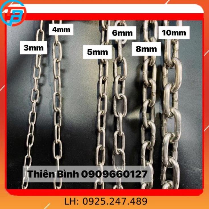 Dây xích inox 304 cáp thép thái bình vina.