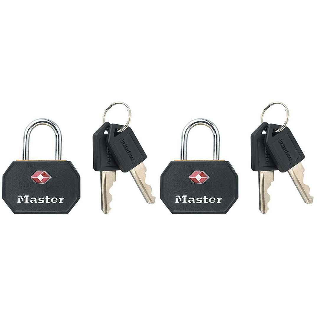 Ổ khóa vali TSA Master Lock 4681 TBLK màu đen - MITISHOP