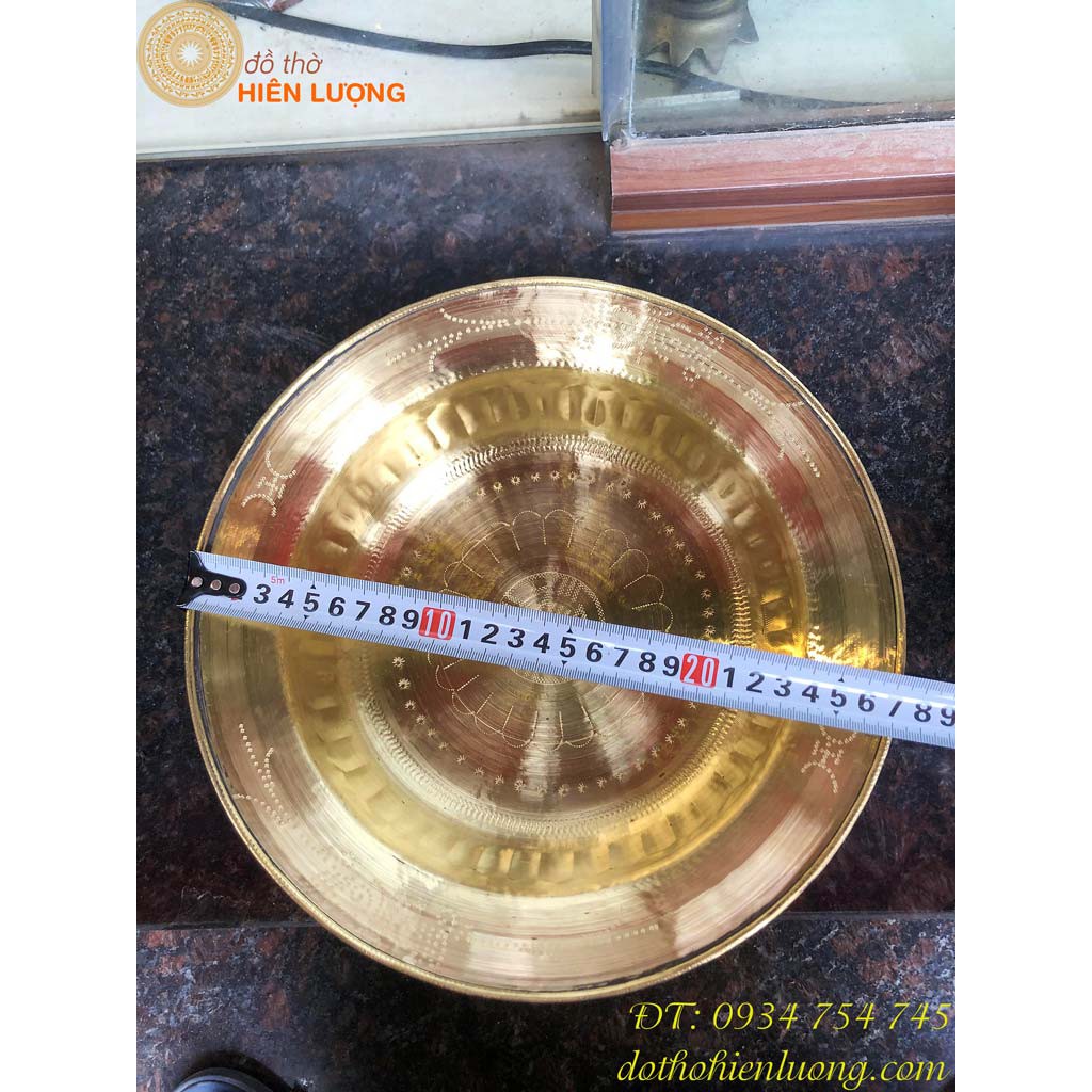 Chậu Đồng, Thau Đồng Nguyên Chất 4 cỡ:ĐK 27cm, 37cm, 42cm, 45cm