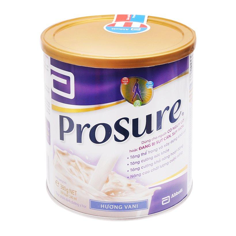 [CHÍNH HÃNG] Sữa Bột Abbott ProSure Hương Vani Hộp 380g (Dành cho bệnh nhân ung thư)
