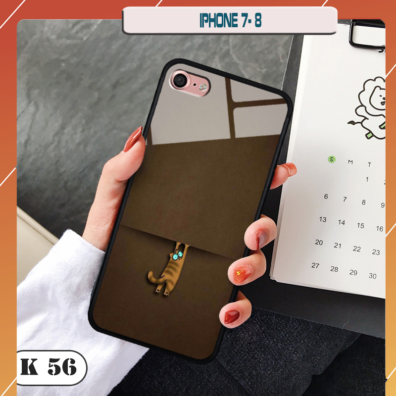 Ốp lưng kính 3D điện thoại IPHONE 7