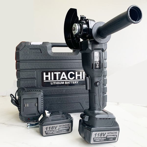 Máy mài pin Hitachi 88V - Máy mài góc - Máy cắt cầm tay - Máy mài cầm tay - 2 pin 10 cell - Động cơ không than , 100% lõi đồng -  Máy cắt đá , Máy mài bóng , Máy cắt sắt