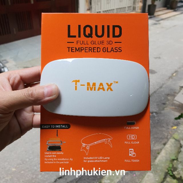 Kính cường lực UV T-MAX LIQUID OnePlus 8 Pro Full màn