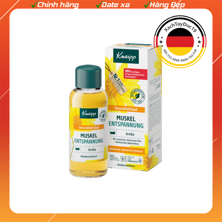 Tinh Dầu Tắm Bồn Kneipp 100ml của Đức