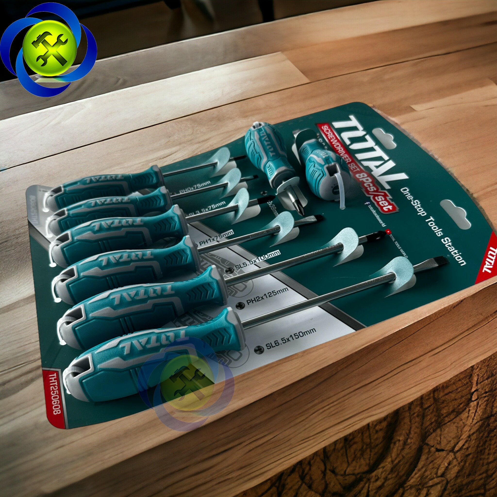 Bộ 8 cây tua vít TOTAL THT250608