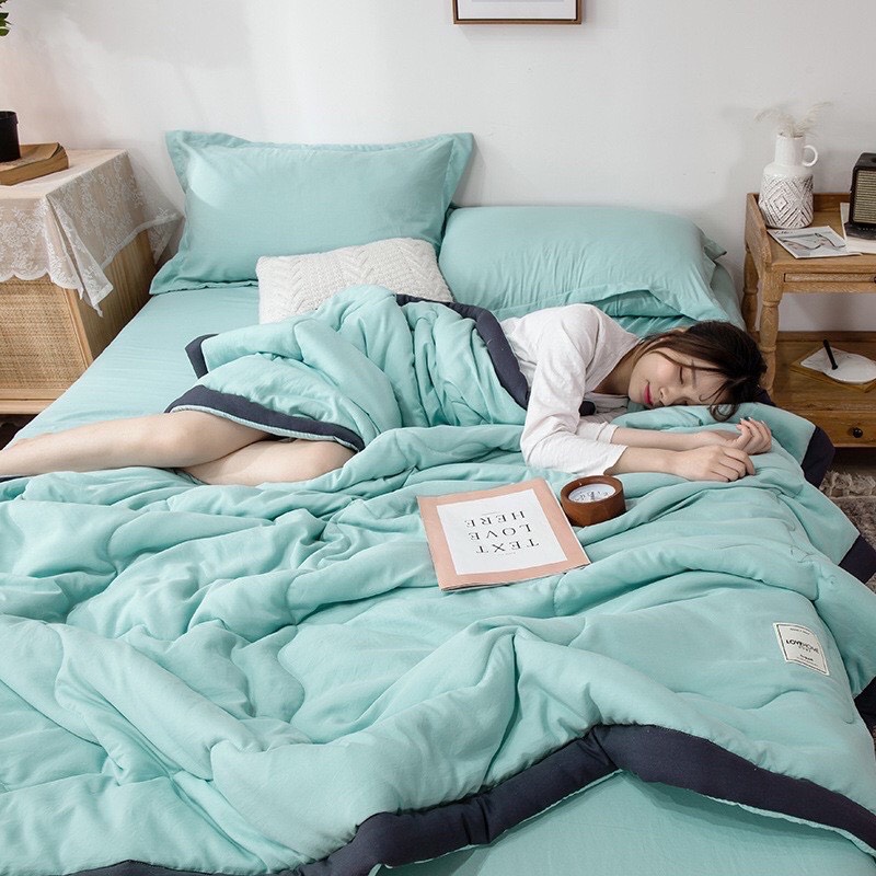 Chăn Hè Zara home mới 2022 size 2mx2m3( Hàng Nhập )(TẶNG KÈM TÚI XÁCH)