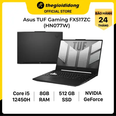 Laptop Asus TUF Gaming FX517ZC i5 12450H/8GB/512GB/4GB RTX3050/144Hz/Win11 (HN077W)