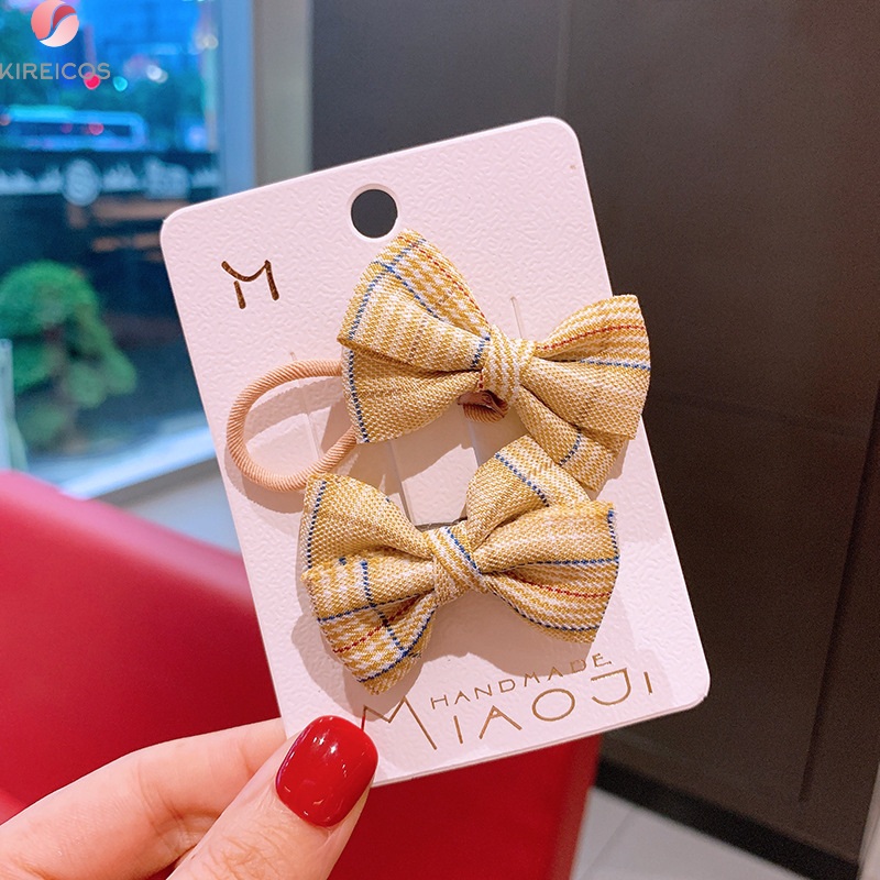 Set 2 kẹp tóc nơ phong cách cổ điển - kireicos