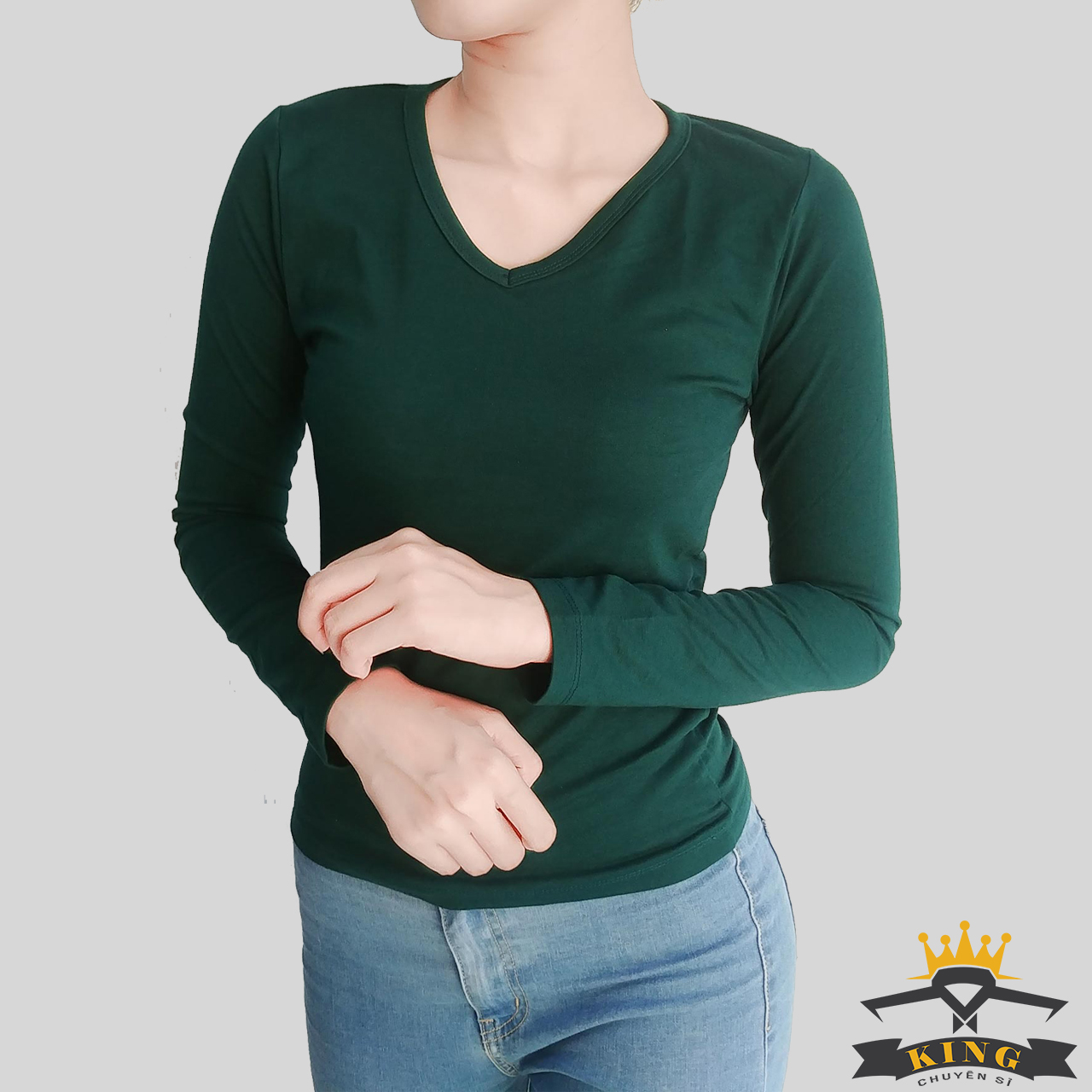 Áo thun nữ trơn, dáng ôm, chất thun cotton lạnh mặc hè siêu mát