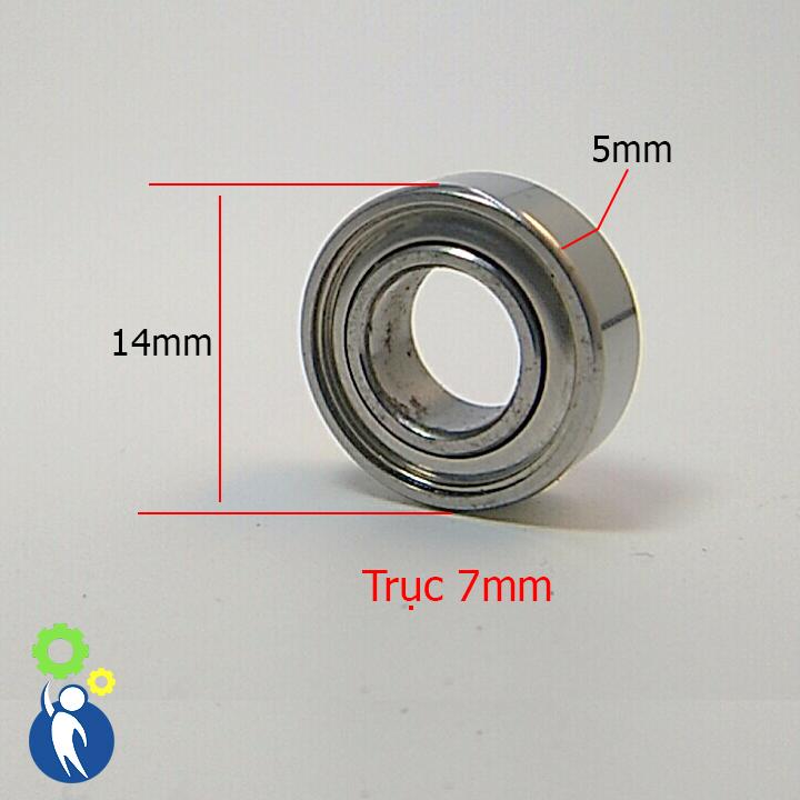 Vòng Bi Trục 7mm 7x14x5 687ZZ