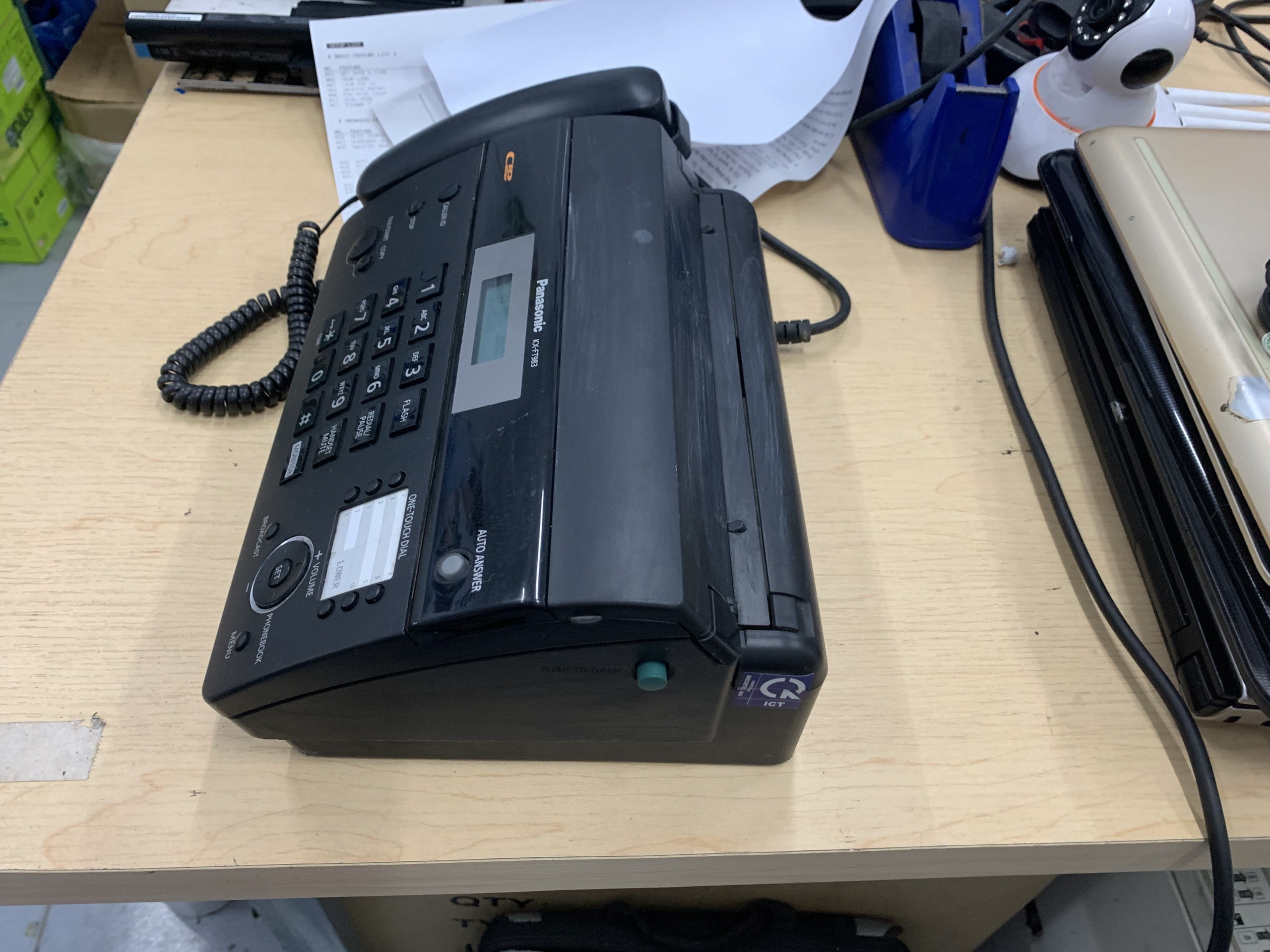 Máy Fax nhiệt Panasonic KX-FT 983 full giấy