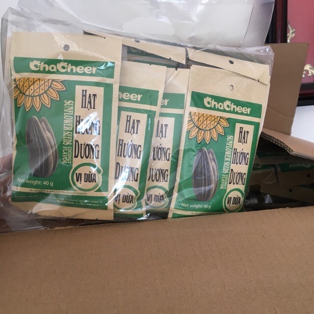 HẠT HƯỚNG DƯƠNG CHACHEER VỊ DỪA GÓI 40G