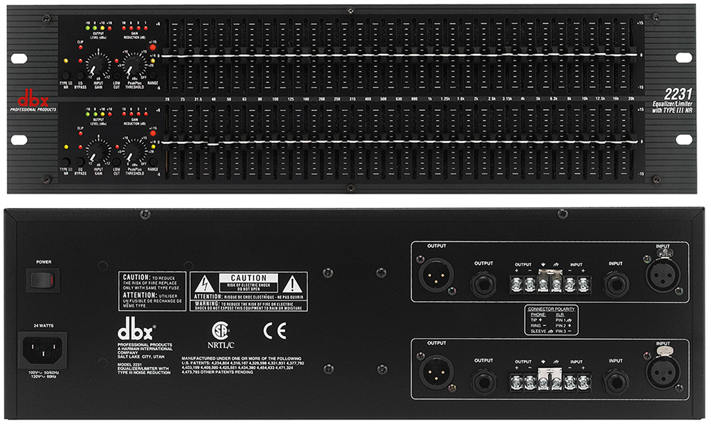Equalizer dbx 2231