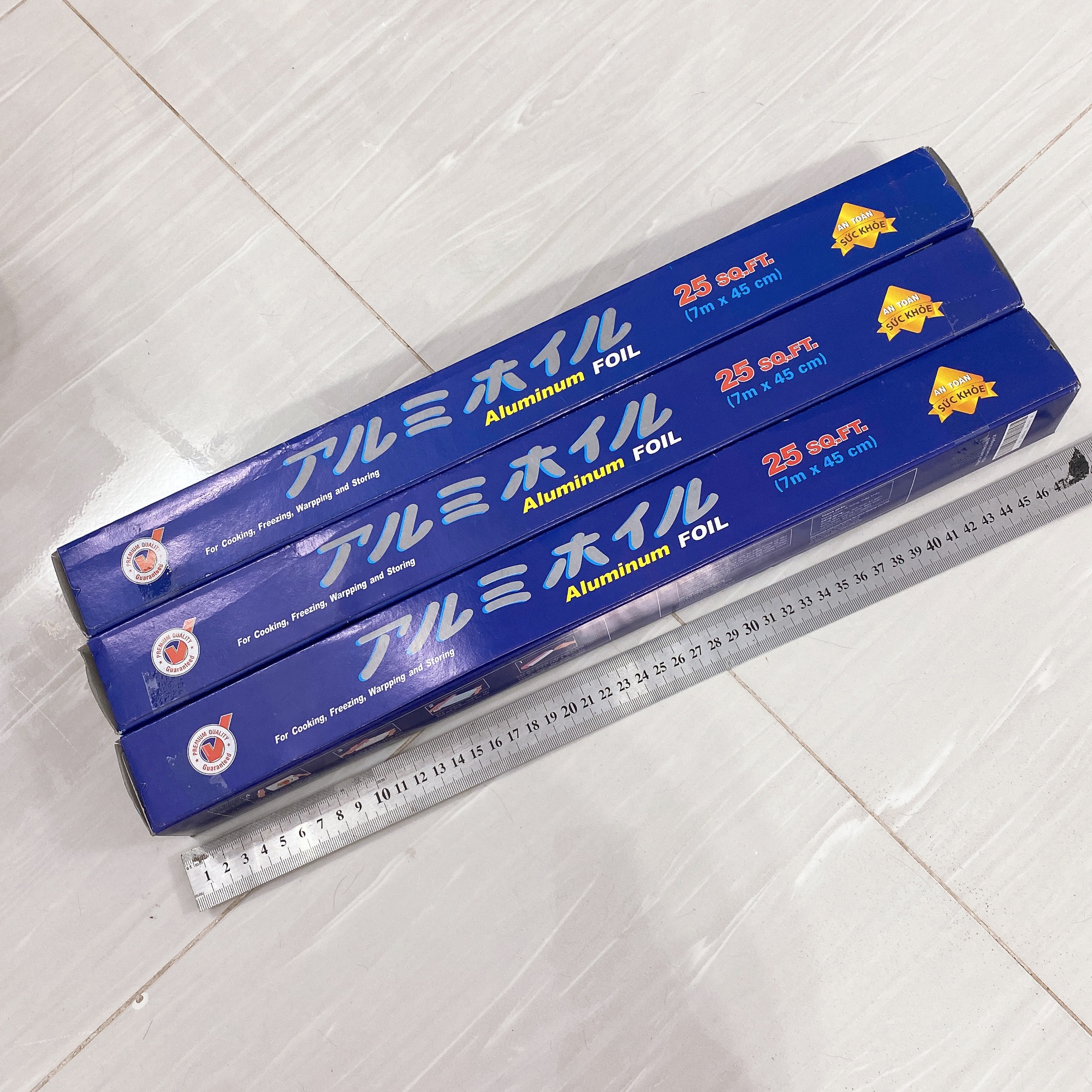 Cuộn giấy bạc bọc thức ăn tiện dụng 45cm x 7m