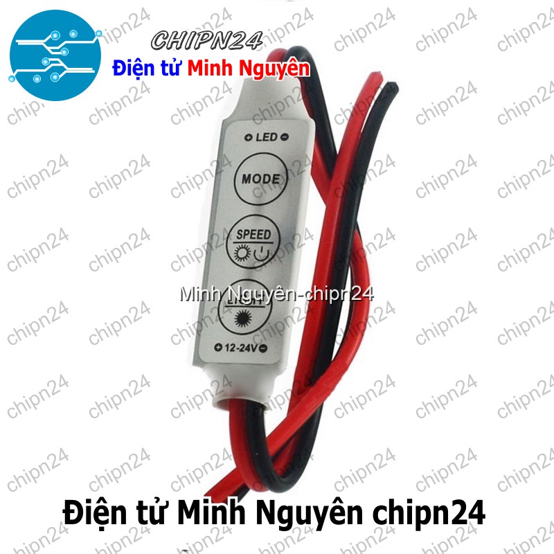 [1 pcs] (A60) Bo Chớp Mini 8 Chế Độ Chớp Dùng Đèn Led 5V12V24V - HH004222