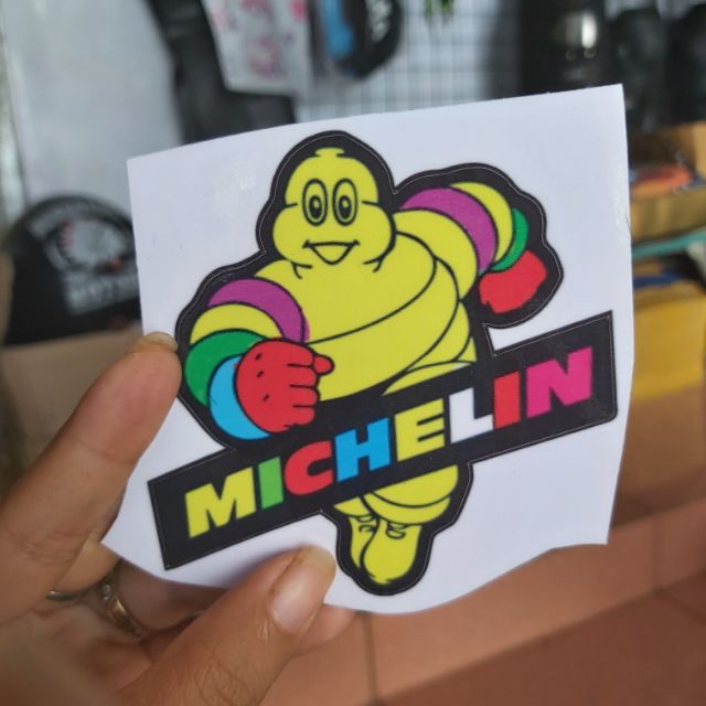 Combo 2 Tem Decal Michelin Nhiều Màu Dán Xe Giá Rẻ