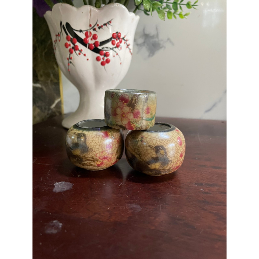 Cóng chim chào mào, Men rạn tàu