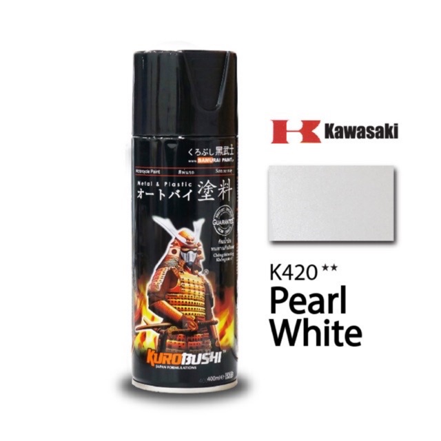 Combo sơn xịt Samurai màu trắng ngọc trai K420