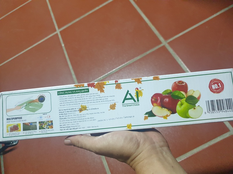 Màng bọc thực phẩm nilong (ST50) AI 30cm*30m